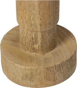 Κηροπήγιο ArteLibre Φυσικό Polyresin 7x7x23cm