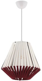 Φωτιστικό Οροφής Jani 390FLH1833 26x26x60cm 1xE27 40W White-Red Opviq