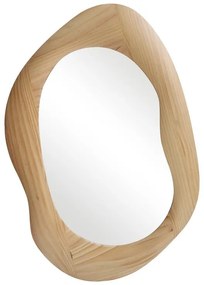 Καθρέπτης Τοίχου Enola Οβάλ Mdf σε Φυσικό 54x2.5x80εκ. 54x2.5x80 εκ.