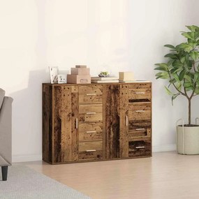 vidaXL Πλαϊνό γραφείο 2 pcs Παλιό ξύλο 60 x 31 x 84 εκ.