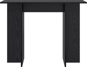 vidaXL Τραπέζι κονσόλας Μαύρη Δρυς 100 x 30 x 75 εκ Επεξεργασμένο Ξύλο