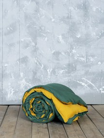 Πάπλωμα Υπέρδιπλο 220x240 Abalone - Green / Mustard Beige - NIMA Home