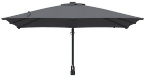 vidaXL Ομπρέλα Κήπου Ανθρακί 248.5 x 247.5 x 160 εκ. ύφασμα