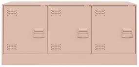 vidaXL Έπιπλο Τηλεόρασης Ροζ 99x39x44 εκ. από Ατσάλι