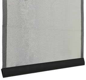 vidaXL Σήτα Πόρτας Κουρτίνα 10 Τεμαχίων Μαύρη 240 x 240 εκ.