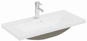 vidaXL Σετ Επίπλων Μπάνιου 3 pcs Μαύρη δρυς 80 x 38.5 x 45 cm