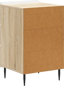 vidaXL Κομοδίνο Sonoma Δρυς 43x 41 x 68 εκ Επεξεργασμένο Ξύλο