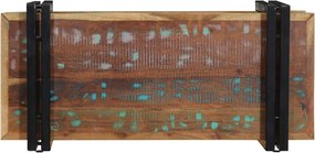 vidaXL Ράφι τοίχου Πολύχρωμο μασίφ ξύλο αναγεννημένο