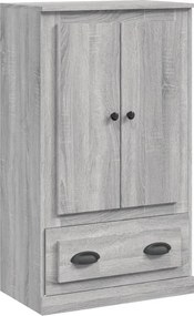vidaXL Ντουλάπι Γκρι Sonoma 60x35,5x103,5 εκ. από Επεξεργασμένο Ξύλο