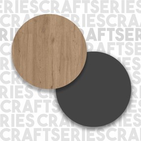 Βιβλιοθήκη Φυσικό / Ανθρακί FEUPAS 90x22x123.6
