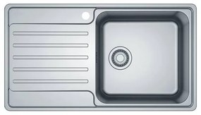 Franke Smartline Bell 611 Inox Ένθετος Λείος Νεροχύτης Ποδιά Αριστερά