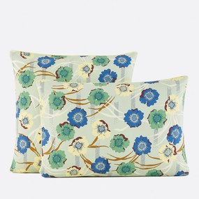 Μαξιλαροθήκη από βαμβακερό περκάλι με φλοράλ σχέδιο, MOWAN