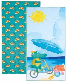 Πετσέτα Θαλάσσης Παιδική Float 256 Multi Kentia Θαλάσσης 70x140cm Polyester-Polyamide