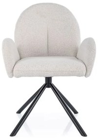 KRZESŁO PLANET RAVEN CZARNY STELAŻ/BEŻ 22 DIOMMI-80-3781