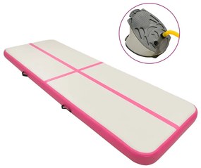 Στρώμα Ενόργανης Φουσκωτό Ροζ 300 x 100 x 20 εκ. PVC με Τρόμπα - Ροζ