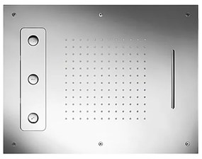 Almar Chrome Κεφαλή εντοιχισμού οροφής 3 ροών E044189-100
