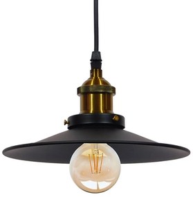 Φωτιστικό Οροφής Caravel 01042 Black GloboStar Metal