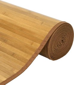 vidaXL Χαλί Ορθογώνιο Φυσικό 60 x 200 εκ. Μπαμπού