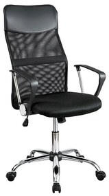 Καρέκλα γραφείου Comfivo 315, Μαύρο, 110x44x53cm, 11 kg, Με μπράτσα, Με ρόδες, Μηχανισμός καρέκλας: Κλίση | Epipla1.gr