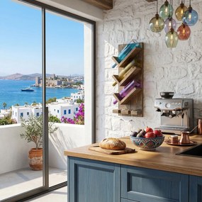 Θήκη Κρασιών Ξύλινο NOGRO 22x11x60