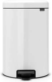 Brabantia 649047 Κάδος με πεντάλ 20L, White