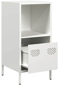 vidaXL Ντουλάπι Λευκό 35x39x73,5 εκ. από Χάλυβα Ψυχρής Έλασης