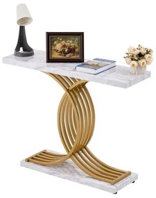 VEVOR Narrow Console Sofa Table Couch Table 39.4 in for Entryway &amp; Living Room