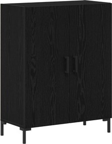 vidaXL Highboard 2 pcs Μαύρη Οξυά 69,5 x 34 x 180 εκ.