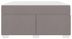 vidaXL Σκελετός Κρεβατιού Άλλο Taupe 140 x 200 cm ύφασμα