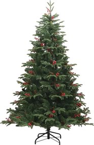 vidaXL Τεχνητό Χριστουγεννιάτικο Δέντρο με 300 LED Πράσινο 210 cm