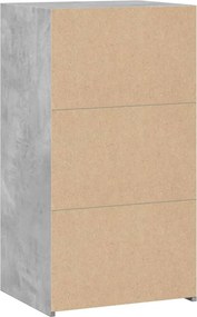 vidaXL Ντουλάπι Γκρι Σκυροδέματος 50x41x93 εκ. Επεξεργασμένο Ξύλο