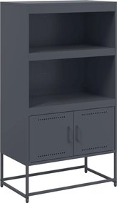 vidaXL Ντουλάπι Ανθρακί 68,5x38,5x123,5 εκ. από Ατσάλι