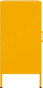 vidaXL Ντουλάπι Μουσταρδί 36x39x79 εκ. από Ατσάλι