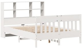vidaXL Σκελετός Κρεβ. Χωρίς Στρώμα Λευκό 120x200 εκ Μασίφ Πεύκο