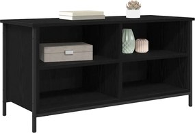 vidaXL Ντουλάπι TV Μαύρη Οξυά 100 x 40 x 50 cm Επεξεργασμένο ξύλο