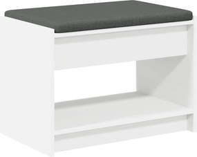 vidaXL Παγκάκι Χαλωρίου Λευκός 63 x 38 x 45 εκ