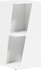 vidaXL Πλευρικό Ράφι Λευκό 33 x 32 x 70,5 εκ Επεξεργασμένο ξύλο