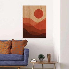 Πίνακας Desert Sunset L 21665 67x47x0,6cm Multi Ango Κάθετοι Mdf