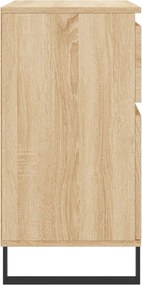 vidaXL Συρταριέρα Sonoma Δρυς 60x35x70 εκ. Επεξεργασμένο Ξύλο