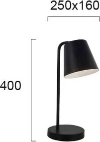 Πορτατίφ Viokef Lyra Black 4153101