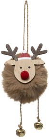 Στολίδι Χριστουγεννιάτικο (7.5x13) A-S Beige Fur Deer 175919