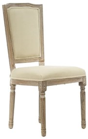 Καρέκλα υφασμάτινη με ξύλο - Ύφασμα - 715-3067