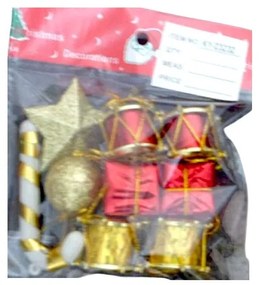 Σετ Χριστουγεννιάτικα στολίδια - 9pcs - 232304-232304