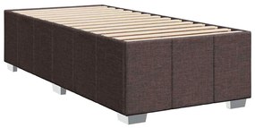 ΚΡΕΒΑΤΙ BOXSPRING ΜΕ ΣΤΡΩΜΑ ΣΚΟΥΡΟ ΚΑΦΕ 90X200 ΕΚ. ΥΦΑΣΜΑΤΙΝΟ 3289247