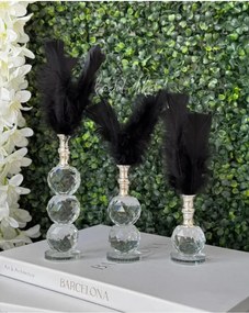 Stewehome Σετ 3 τεμαχίων διακοσμητικών φτερών από κρύσταλλο
