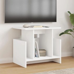 vidaXL Βάση TV Λευκό 50 x 35 x 45 cm Επεξεργασμένο ξύλο