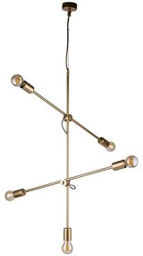 Φωτιστικό Οροφής Sticks V 9076 Gold Nowodvorski Μέταλλο
