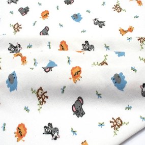 Σεντόνι Βρεφικό Bebe Zoo 29 Multi DimCol Λίκνου 80x110cm 100% Cotton Flannel