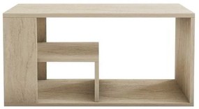 Τραπεζάκι σαλονιού Rodom Megapap χρώμα travertine 80x50x40εκ.