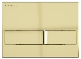 Karag C226-029 Carina Πλακέτα Καζανακίου Διπλής Λειτουργίας Gold Matt